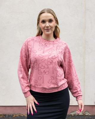 TOVE sweatshirt, Pine grove, sorbet