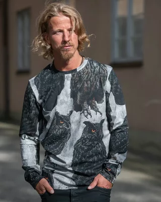 Tapio-trikoopaita Huuhkajat Tuhka