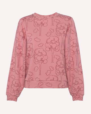TOVE sweatshirt, Pine grove, sorbet